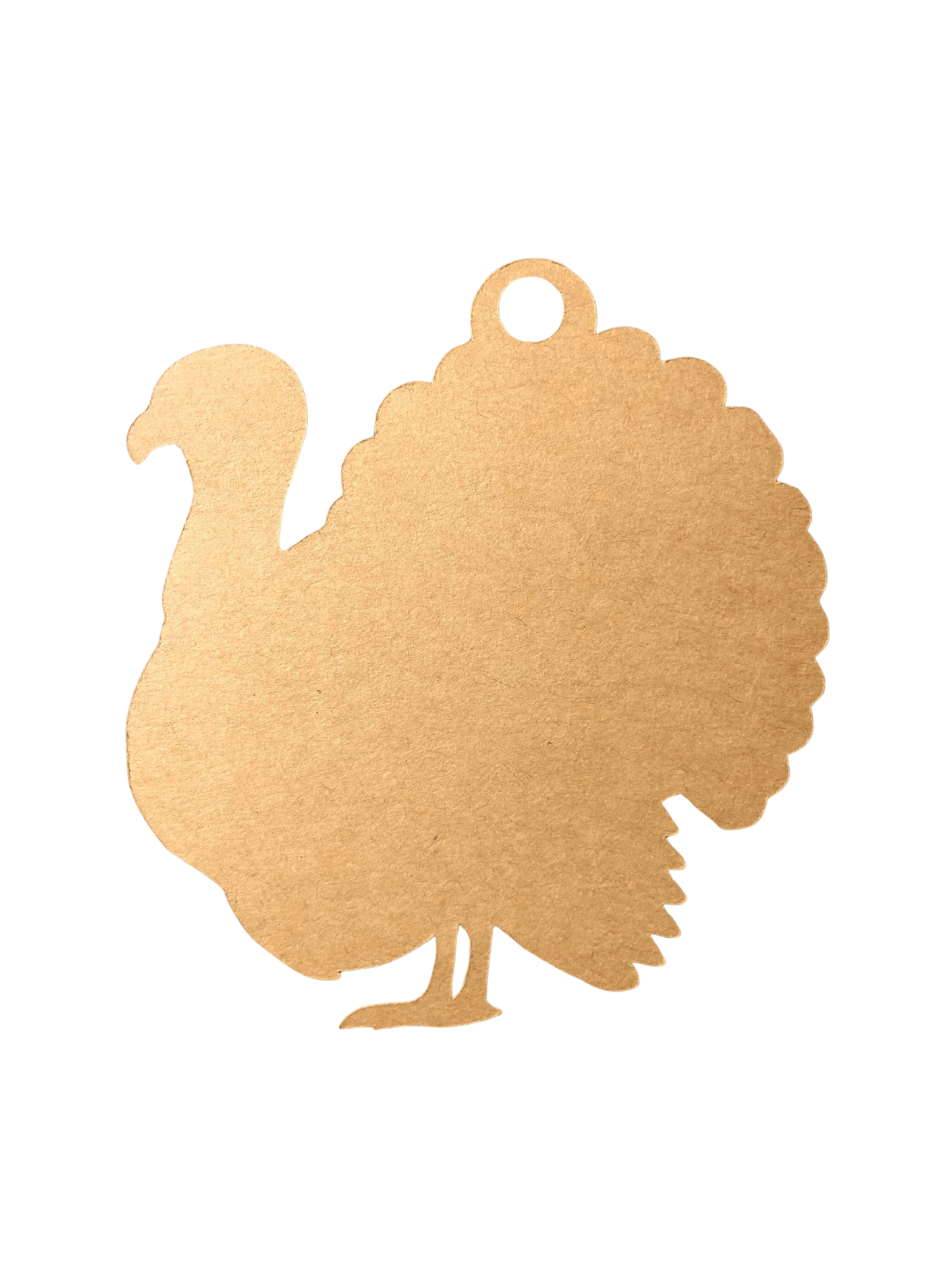 Gift Tag - Turkey-Shaped Classic Tag