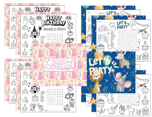 Paper Activity Placemats