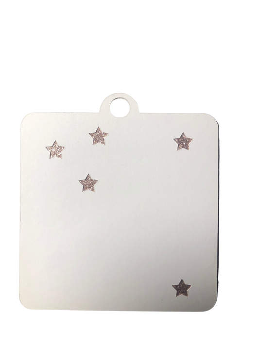 Gift Tag - Gold Stars