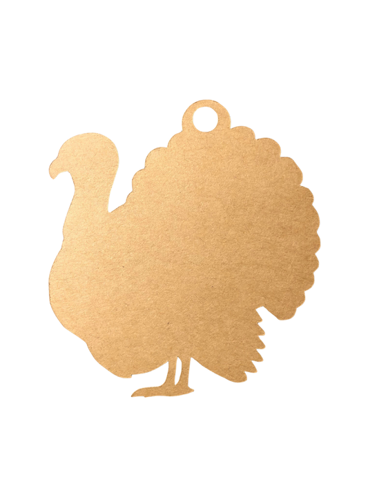 Gift Tag - Turkey-Shaped Classic Tag